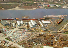 Defoe Shipyard Aerial  Photo